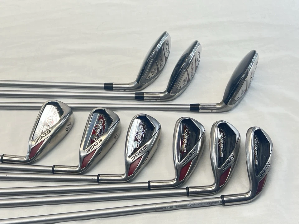 RH Callaway Diablo Edge Womens Iron set 4-6 Hybrid 6-SW Irons New Grips - Image 2 of 4