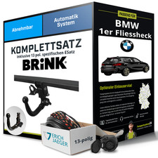 Für BMW 1er Fliessheck F40 Anhängerkupplung abnehmbar +eSatz 13pol 07.2019- AHK