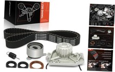 Engine Timing Belt Kit with Water Pump, Tensioner, Seals - Compatible with
