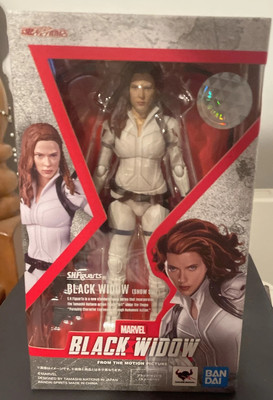 SH Figuarts Bandai BLACK WIDOW SNOW SUIT Natasha Romanoff Authentic