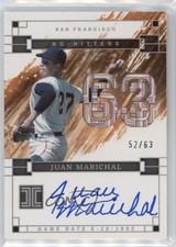 2024 Panini Impeccable No-Hitters Signatures 52/63 Juan Marichal Auto HOF 4k8