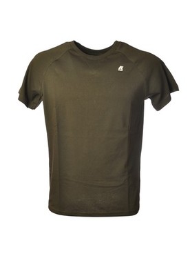K-Way Herren T-Shirt Kurzarm mit Logo Grün Größe S