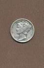 1945-P Mercury Dime---90% Silver...