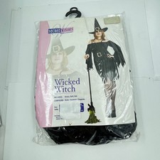 Secret Wishes Wicked Witch 3 Piece Costume -Plus Dress Size 14-16 - NEW