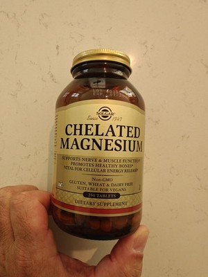 Solgar Chelated Magnesium 250 Tablets. Expires 07/28 Bought From Sulgar Direct