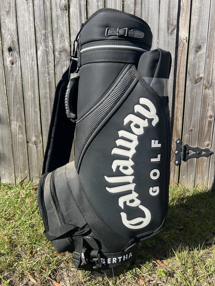 CALLAWAY GOLF BIG BERTHA CART STAFF GOLF BAG-6 WAY DIVIDER-5 POCKETS-RAIN COVER! - Image 2 of 4