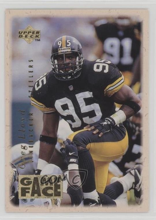 1996 Upper Deck Game Face Greg Lloyd #GF6 18d9