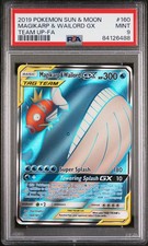 Pokemon 2019 Sun & Moon Team Up Magikarp & Wailord GX #160 PSA 9 on eBay