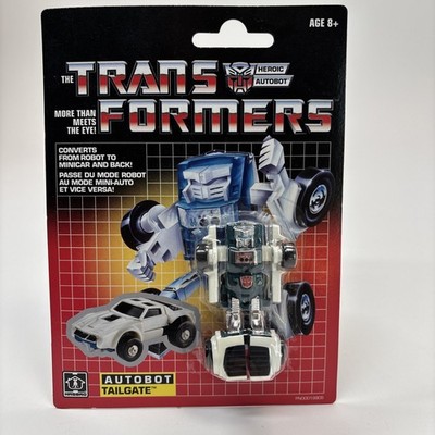 Transformers TAILGATE Autobot White Car G1 Reissue Walmart Exclusive NEW