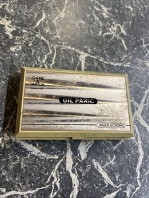 VINTAGE HANDHELD GAME & WATCH OIL PANIC RETRO 1980s UNTESTED MULTISCREEN