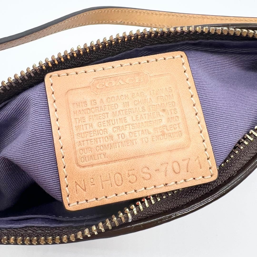 Coach Patchwork Accessory Pouch Handbag 7071 Y2K … - image 18