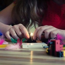 Listing image for Electric Circuit Motor Kit Science Experiment STEM Educational Toy for Kids