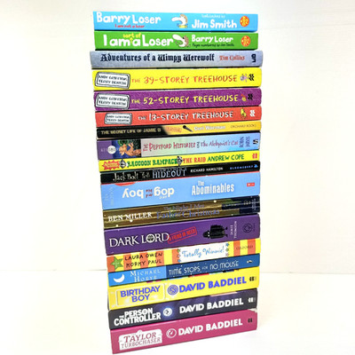 18x Children's Tweenies Mixed Author Book Bundle Baddiel Griffiths Barry Loser