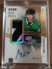 2023-2024 Upper Deck Premier Star Auto Patch Miro Heiskanen 7/10 Dallas Stars