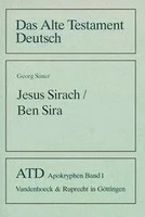 Jesus Sirach/Ben Sira | Georg Sauer | Taschenbuch | 351 S. | Deutsch | 2000
