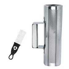 BIGBILLION Guiro Stainless Steel Guiro Percussion Instrument 10" 3" Guiro Sha...