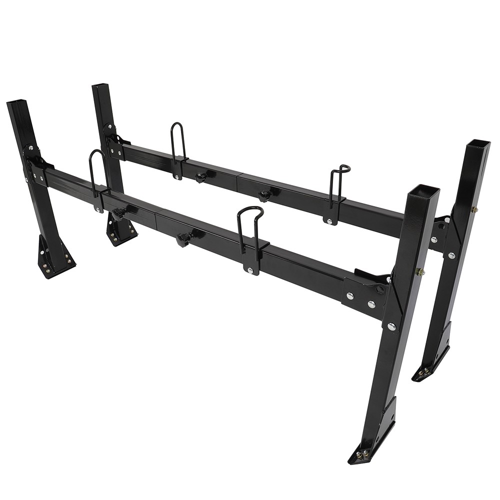 ?Universal Black van 2 Bar Ladder Roof Rack Ford Econoline crossbars Steel thumbnail 8