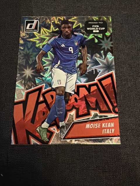 2025-26 Donruss Road To FIFA World Cup - Moise Kean Kaboom SP