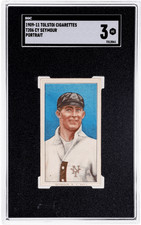 1909 T206 Tolstoi Cy Seymour Portrait # SGC 3