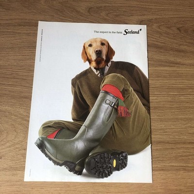 GUNS94 MAGAZINE ADVERT 12X9 SEELAND ESTATE 18  NEOPRENE BOOTS