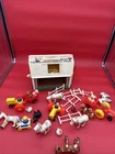 VINTAGE 1967 Fisher Price Play Family Farm Animals People Fence