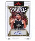2026 Leaf Metal Independence Day Giannis Antetokounmpo Fireworks 1/1 Auto Card