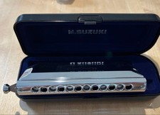 Suzuki SCX-48 Chromatic Harmonica 48 Holes Key of C Japan Used Excellent
