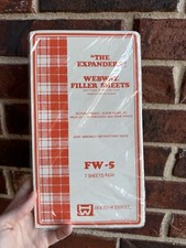 Webway FW-5 Refill, 7 Filler Sheets, 3.5  x5.5  35MM NOS Sealed The Expanders