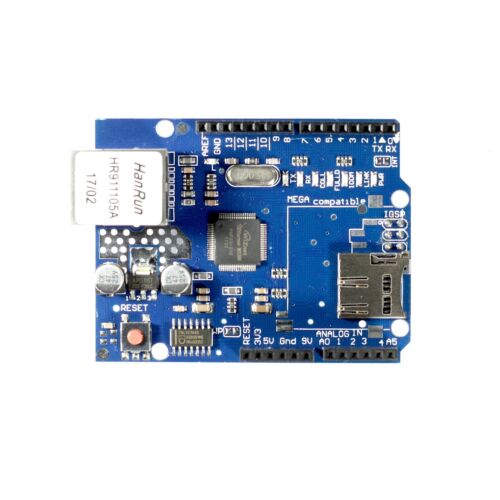 Ethernet Shield + MicroSD-Karten Slot, W5100 Controller für Arduino Uno/Mega R3 - Bild 2 von 7
