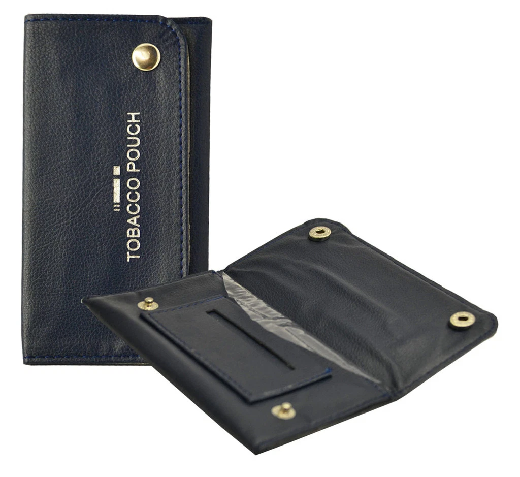 Soft Pu Leather Tobacco Pouch Rizla Slot Pouch Tobbaco Purse Wallet Pouch  Purse