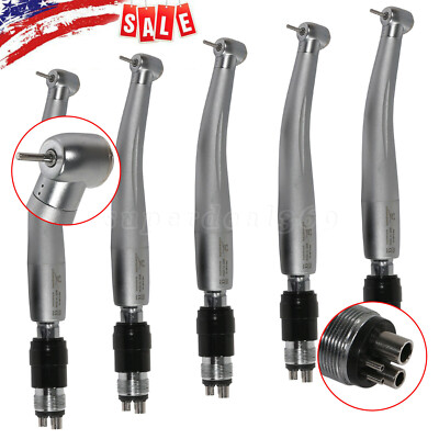 1-5* Dental High Speed Turbine Handpiece Push + 4Hole Coupler Fit NSK /Rotor