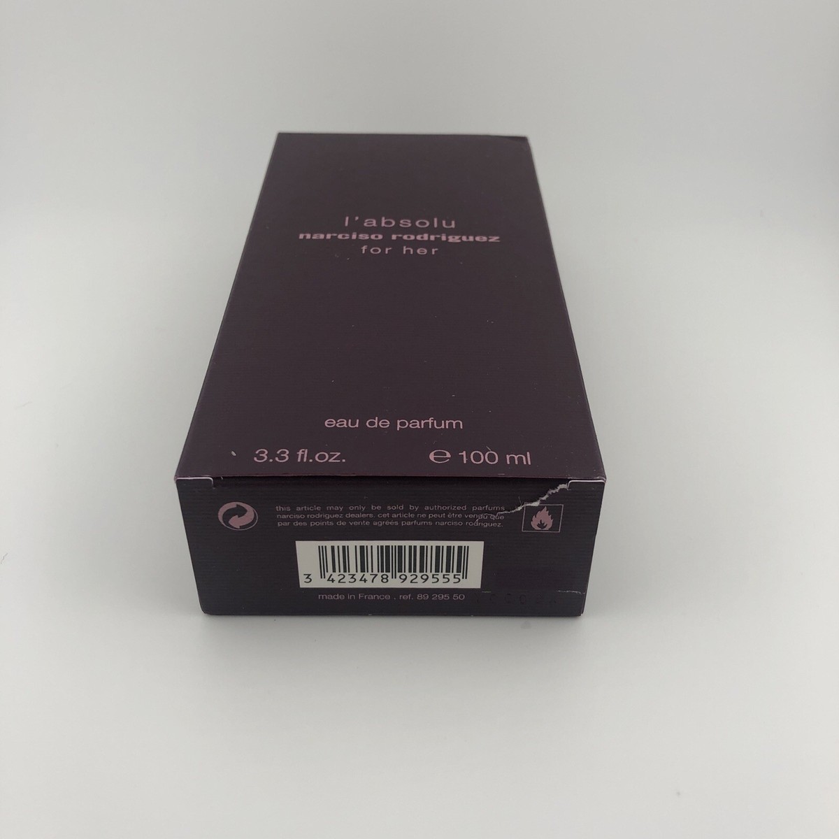 Narciso Rodriguez L' Absolu for Oz 100ml Eau De Parfum