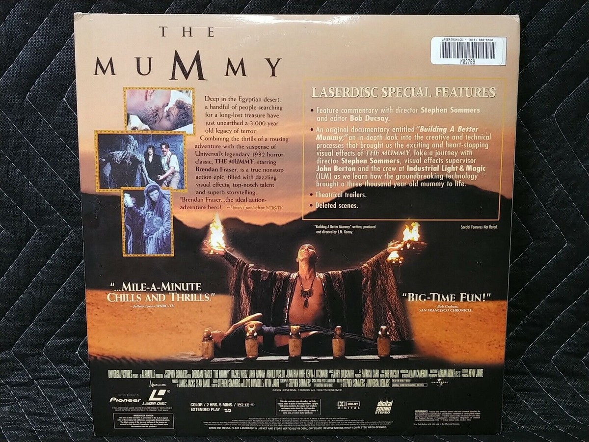 The Mummy Laserdisc Widescreen Signature Collection Brendan