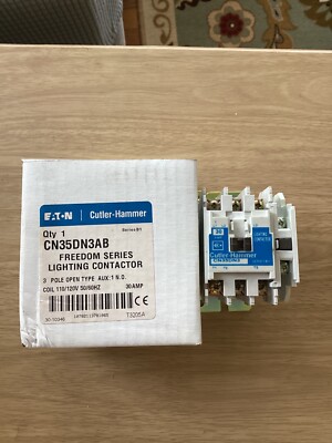 Eaton CN35DN3AB Lighting Contactor  Cutler Hammer Freedom Series 3P 120V 30A