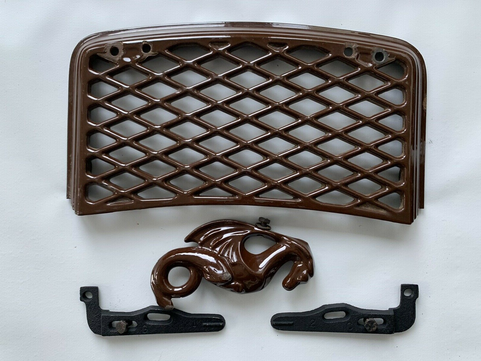 Vermont Castings Warming Shelf Brown Majolica Porcelain Enamel Encore  1302208 | eBay