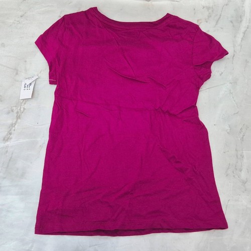 GAP Kids Girls Shine On Sun Logo Purple Short Sleeve T Shirt MRRP £12.99 - Picture 3 of 4