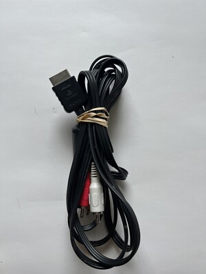 Genuine Sony OEM RCA AV Audio/video Cable For PlayStation PS1 PS2 PS3