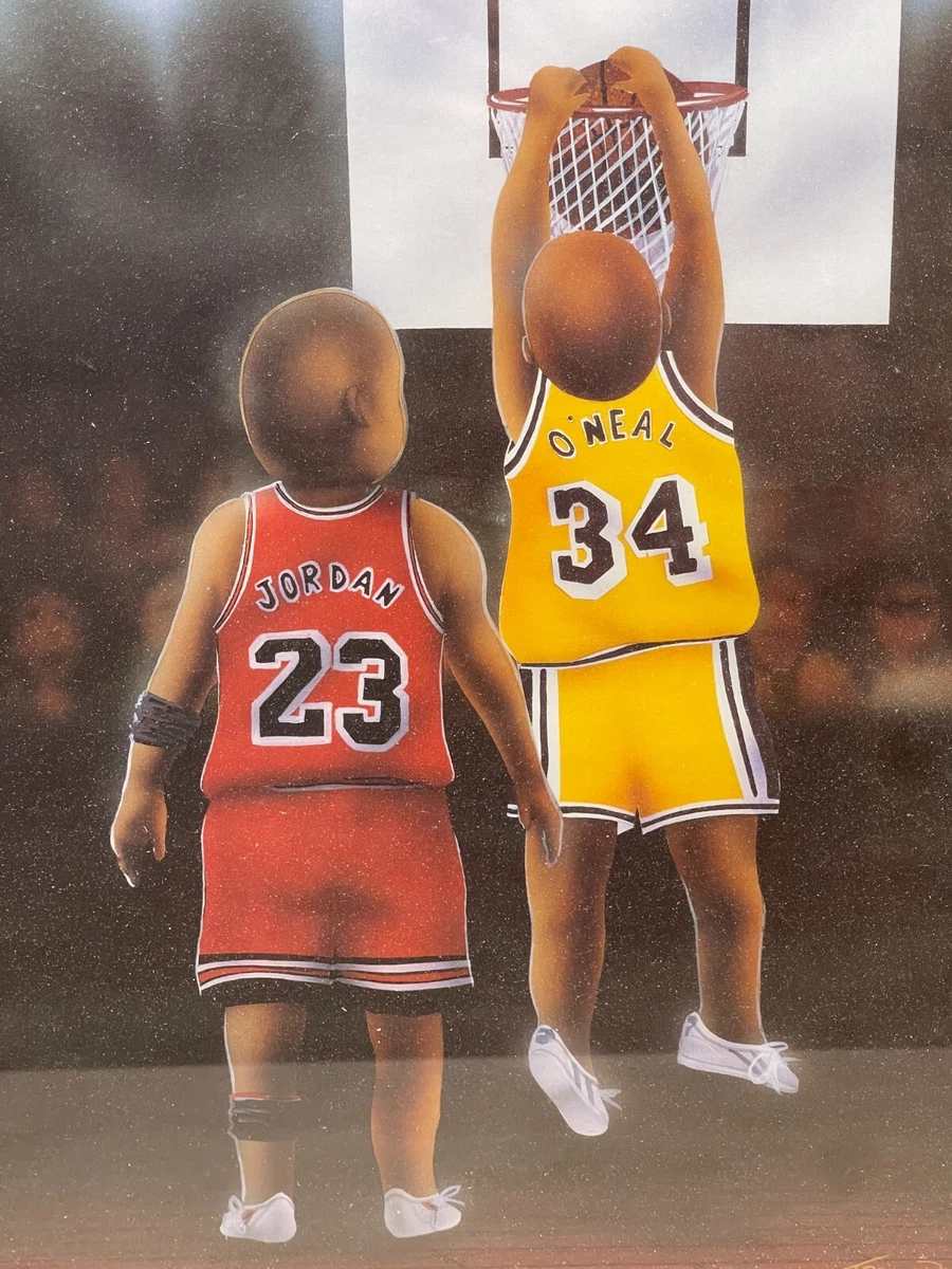 michael jordan dunks on shaq