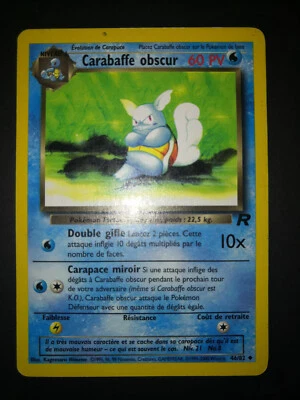 Carte Pokémon Carabaffe Obscur - Wizards Team Rocket 46/82 - Très Bon Etat - Photo 1/4