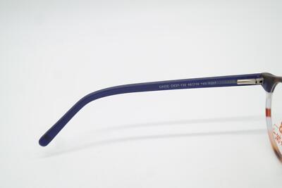 Monture De Lunettes Brillenmann CHOC C637 - Forme Ovale, Bleu Multicolore, Acétate, Neuve Sans étiquette