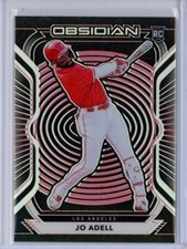 2021 Panini Obsidian Electric Etch Red #24 Jo Adell RC /25