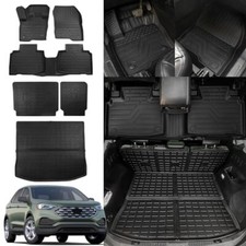 Trunk Mat Backrest Mats Floor Mats Rongtaod Floor Mats Compatible with 2015-2024