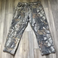 Wrangler Pro Gear Realtree Camo Men’s Hunting Jeans 38"x28" 5 Pocket