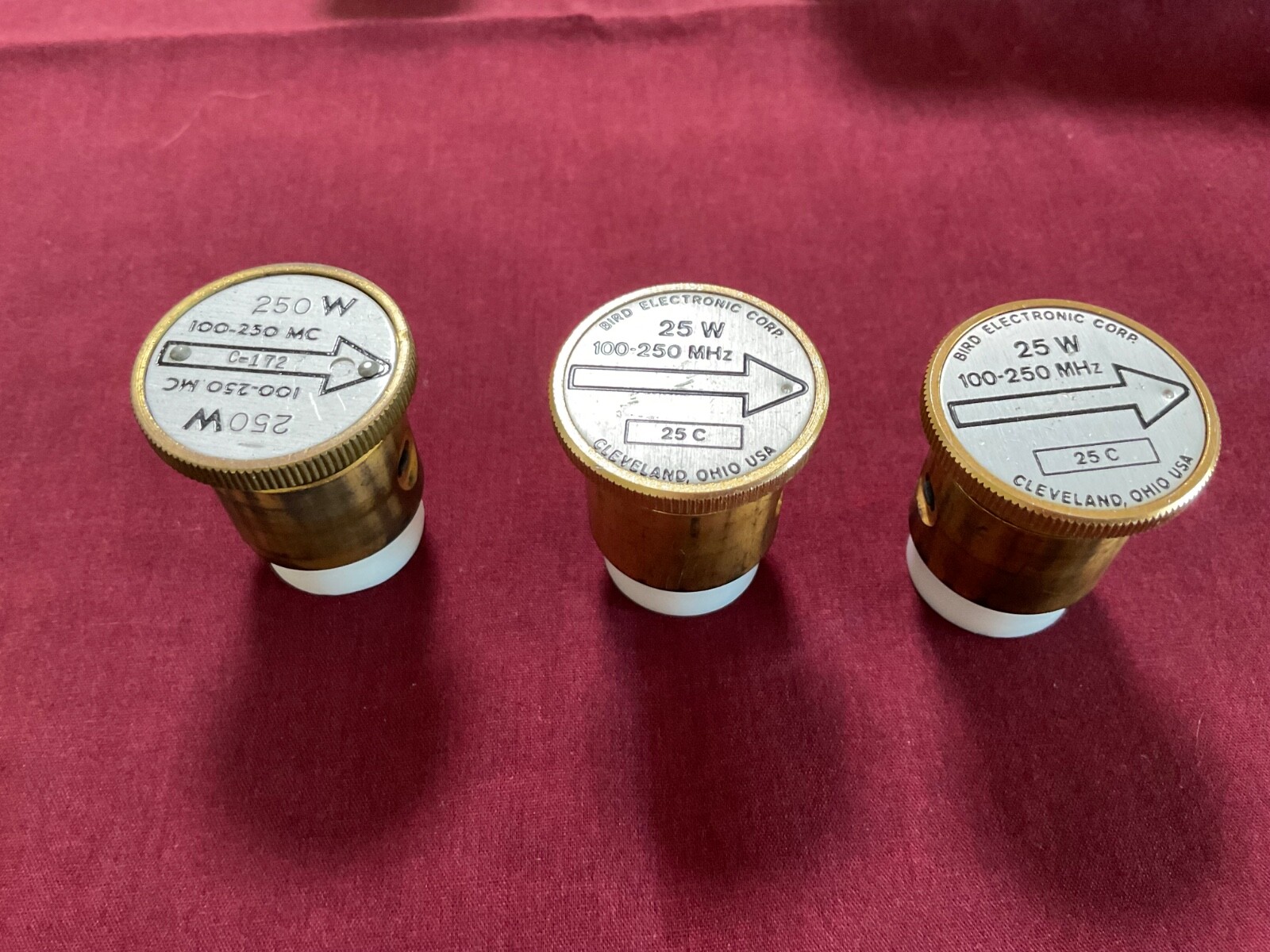 BIRD Electronics Wattmeter Element Slug Collection 