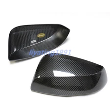Real Carbon Fiber Rearview Door Side Mirror Cover Trim Fit Toyota RAV4 2020-2022