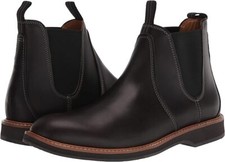 COLE HAAN MEN'S 10.5 MORRIS CHELSEA BLACK BOOTS, C33459, NEW ON SALE 
