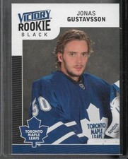 2009-10 Upper Deck Victory Black #334 Jonas Gustavsson ROOKIE RC 50$US