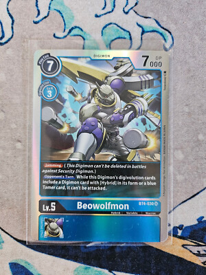 Beowolfmon BT4-030 SR - Digimon Trading Card Game Card 