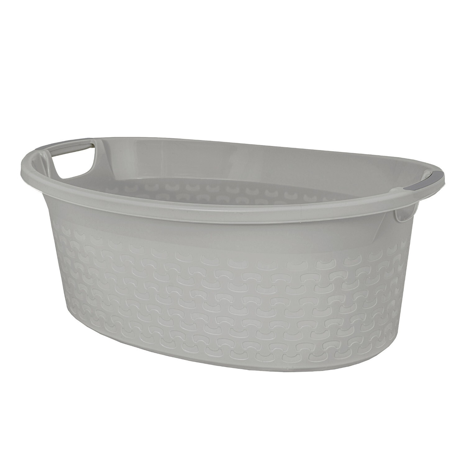 BranQ Cesto Ovale per Biancheria in Cotone 60l Portabiancheria
