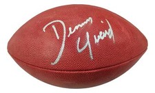 Dennis Quaid Signed Auto Leather Football Cap Rooney Any Given Sunday PSA/DNA
